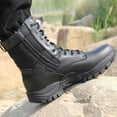thumbnail image 3 of CHICVOMEY Breathable Work Boots for Men Lightweight Safety Shoes Slip-Resistant Work Shoes for Men Tactical Boots Puncture-Proof Safety Work, 3 of 8