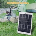 thumbnail image 4 of For 3W 5V Portable Solar Charger Waterproof Solar Panel Charger for Camping with Micro USB Plug for Charging Mobile Phones Mini Fans LED Light Home Monitor Camera, 4 of 7