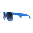 thumbnail image 4 of Classic Iconic Pop Color Horn Rim Sunglasses Blue Smoke, 4 of 4