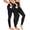 26# 2Pack:Black+Black, variant on NELEUS Womens High Waist Running Workout Yoga Leggings with Side Pocket,Navy Blue Blue Red,US Size S