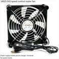 thumbnail image 4 of Ventilador de Refrigeración para Ordenador USB de 140 mm, Portátil, Silencioso, de 5 V, con 3 Velocidades Ajustables, 2800 RPM, de Alto Rendimiento para Electrónica., 4 of 5