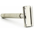 thumbnail image 2 of Long Handled Butterfly Open Safety Razor For Men Women + 5 Shaving Blades, 2 of 6