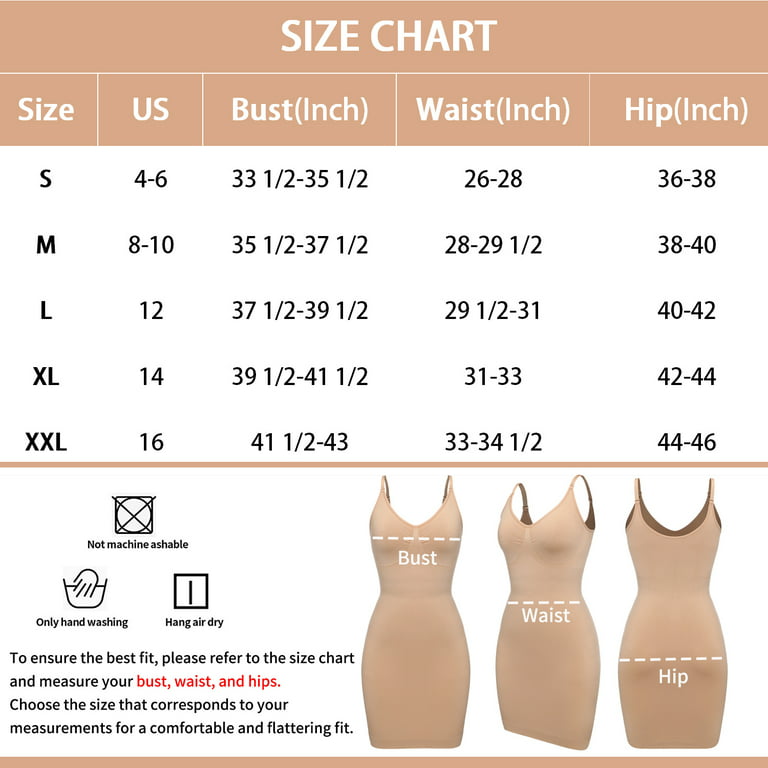 MANIFIQUE 2 Packs Shapewear Slip Dress for Women Tummy Control Camisole  Full Slip Under Dress Seamless Body Shaper 