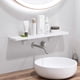 thumbnail image 4 of Estantes De Baño De Succión De Pared Simples Y Modernos Estantes De Inodoro Sin Estante De Plástico Perforado Estantes De Pared De Fondo De Tv Estantes De Almacenamiento De Cocina Moyic HA027953-01, 4 of 7
