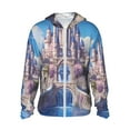 thumbnail image 1 of Fotbe Majestic Fantasy Castle Chaqueta con Protección Solar UPF 50+ para Hombre y Mujer, Camisa con Capucha y Bolsillos-Large, 1 of 7