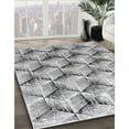 thumbnail image 3 of Ahgly Company Machine Washable Indoor Rectangle Industrial Modern Ash Gray Area Rugs, 5' x 8', 3 of 7