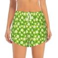 thumbnail image 4 of Lsque Daisies Flowers Printed Women's Running Shorts with Liner Pockets,Elastic Quick Dry Workout Athletic Gym Yoga Shorts,Womens High Waist Shorts-Small, 4 of 9