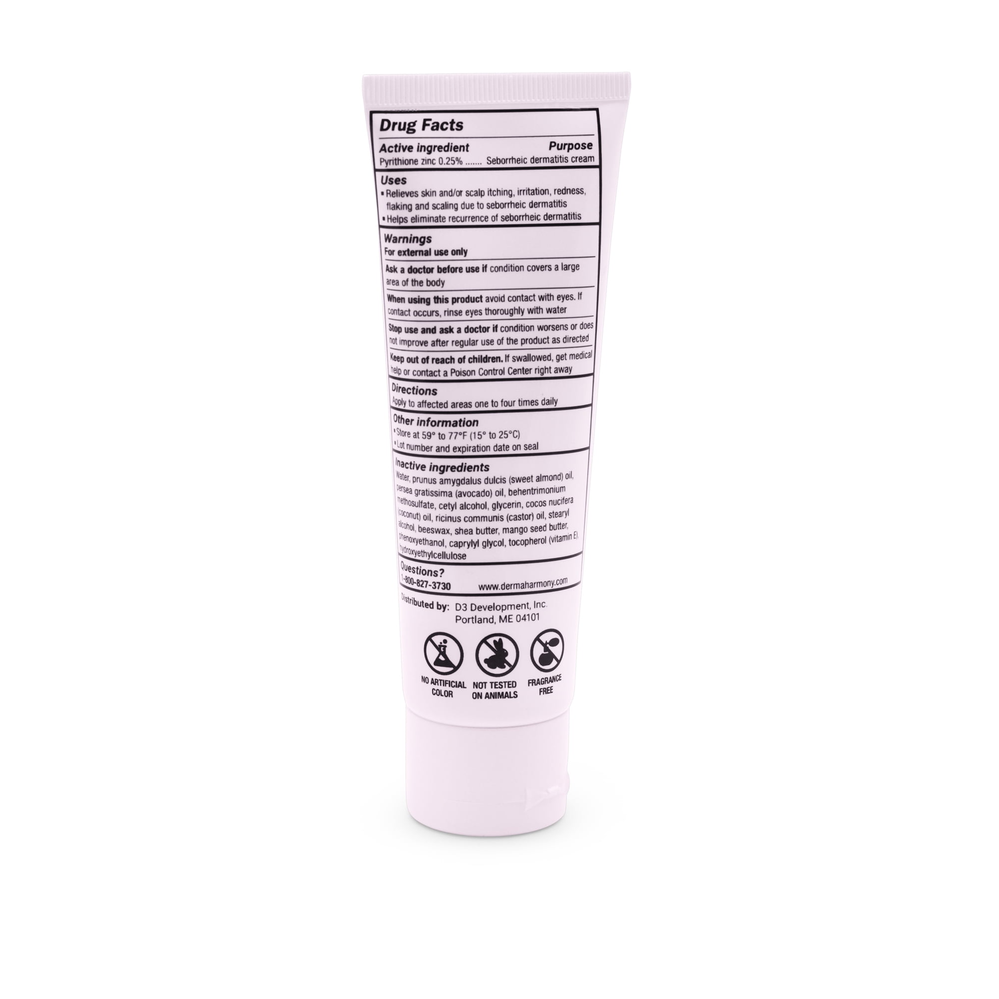 DermaHarmony Seborrheic Dermatitis Cream - 3 fl oz - (3 Tubes)