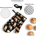 thumbnail image 4 of Cute Corgi Dog 4pcs Oven Mitts and Pot Holders Sets,Heat Resistant Non Slip Kitchen Gloves Hot Pads with Inner Cotton Layer for Cooking BBQ Baking Grilling, 4 of 6