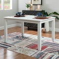 thumbnail image 2 of Linon Nico Casual Rectangle Dining Height Table Seating for 6 in Pure White Wood, 2 of 7