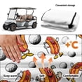 thumbnail image 6 of chaqlin Golf Cart Accessory Protect Your Golf Cart Seat with Pockets, Compatible with Golf Cart Seats Sports Golf Cart Seat Covers with Pockets(Hot Dog Golf), 6 of 8