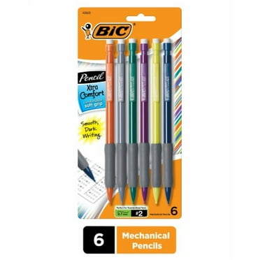 BIC Xtra Comfort Mechanical Pencils - - 6 pk