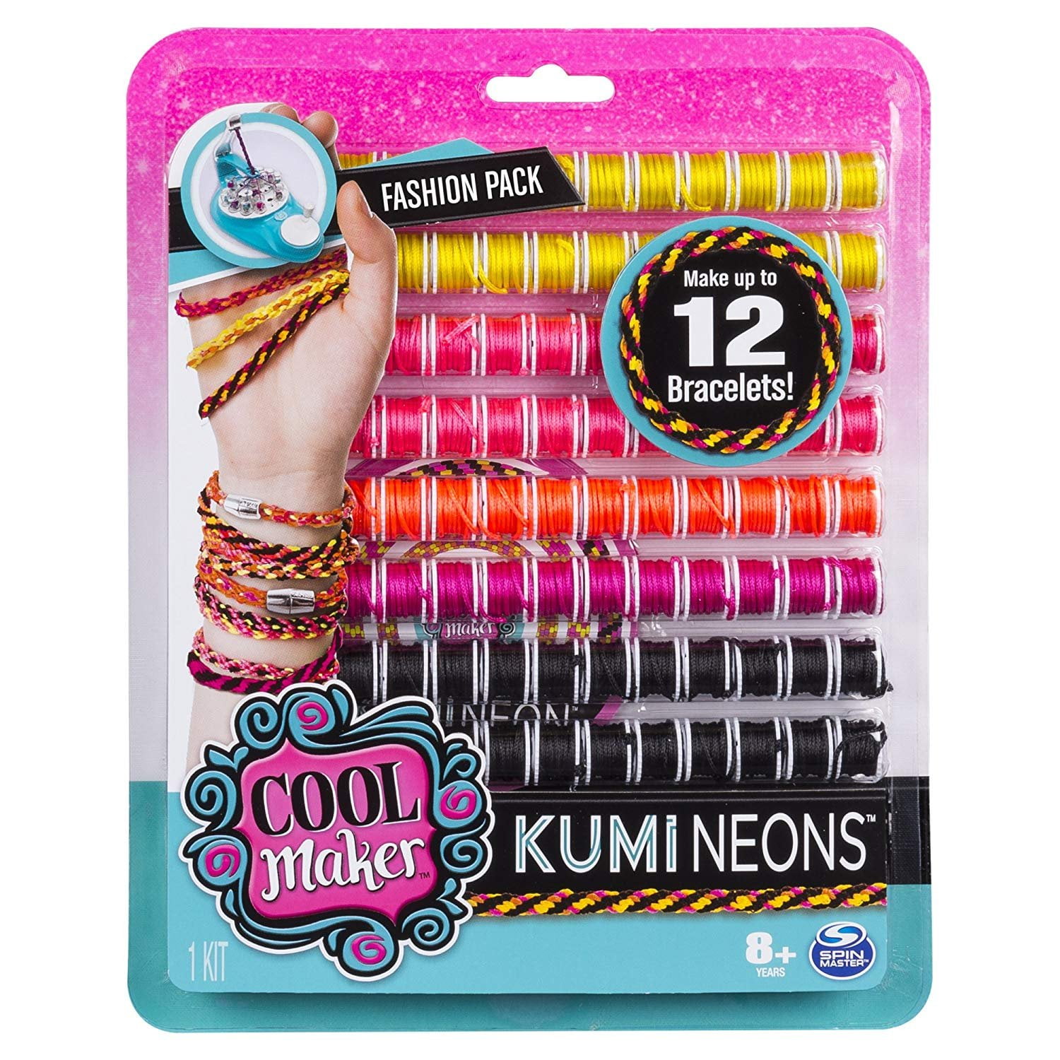 Cool Maker & KumiKreator Friendship Bracelet Maker, Makes Up to 10