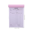 thumbnail image 6 of LOLIPPYY 4Pcs Multi Column Order Receipt Book for Business Carbonless Duplicate Invoice Forms, 6 of 7