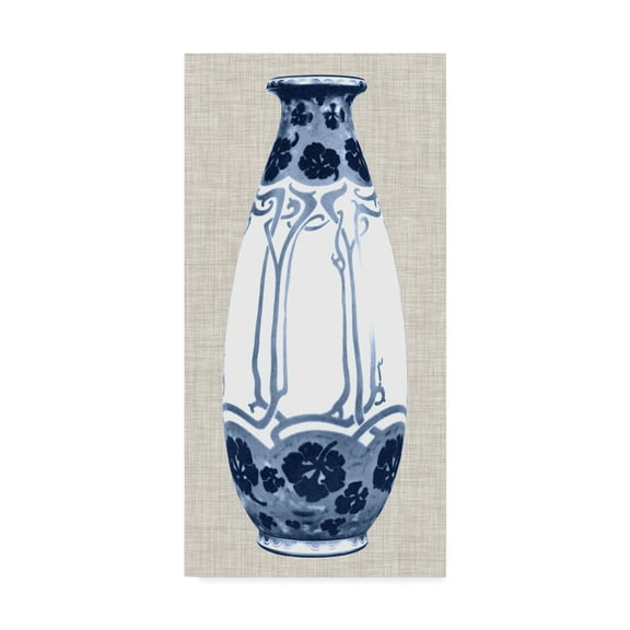 Trademark Fine Art 'Blue & White Vase II' Canvas Art by Unknown