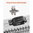 thumbnail image 7 of VEVOR Aluminum Ramps, 1000 lbs, 2Pcs Heavy-duty Ramps with Wider Ramp Surface, Universal Stable Loading Ramp with Handles, Fit for ATV, UTV, Motorcycle, Electric Bicycle, etc., 7 of 7
