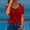 Wine, variant on LEBONYARD Womens Tops Plus Size,Fashion Women's Summer V-Neck Casual Lace Patchwork Solid Caims Blouse Top Wine S