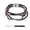 Black, variant on Premium Retro Leather Replacement Watch Strap Ethnic Style Smartwatch Bracelets Fitness Tracker Wristbands with Adjustable Clasp Black and Silver 8.66 inches / 22 cm