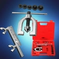 thumbnail image 1 of 7Pcs 3/16-1/2'' Double Flare Brake Line Flaring Hand Tool Set Kit with Case, 1 of 8