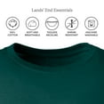 thumbnail image 3 of Lands' End Essentials Women's Short-Sleeve Soft Cotton T-Shirt - Tailored Feminine Fit, 3 of 5