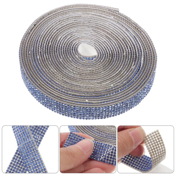 BRIGHTFUFU Decorativa De Rhinestones Para Vestuario Y Artesanía Con Adhesivo Fácil De Usar