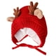 thumbnail image 1 of 1pc Bebé Niños Niñas Sombrero de invierno Forro de felpa gruesa Sombrero cálido Sombrero de ganchillo, 1 of 6