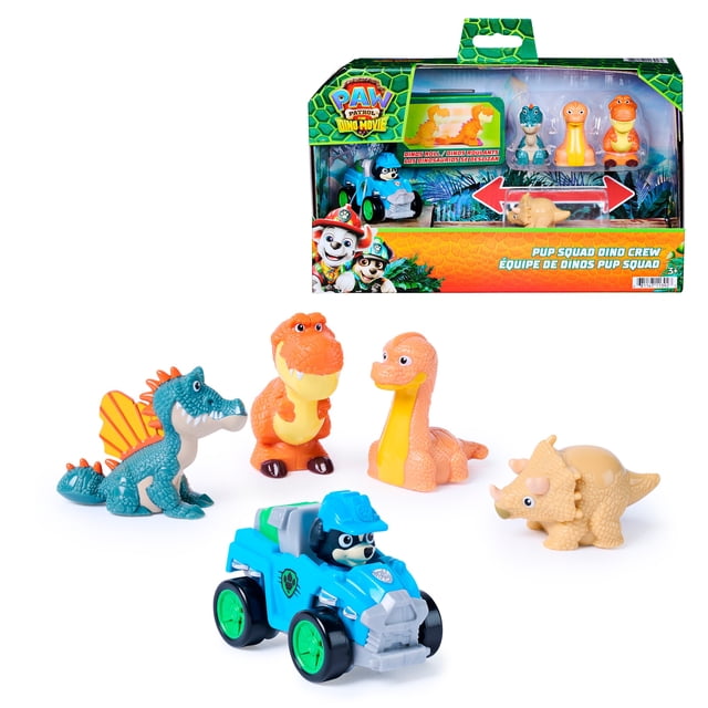 Set de Figuras Paw Patrol Dino Película Rex y Dinosaurios