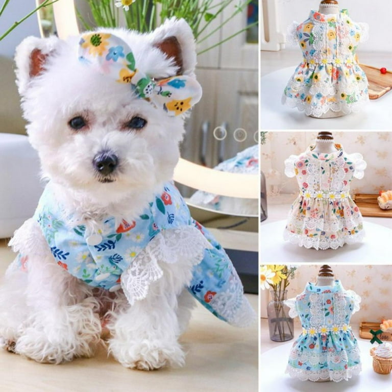 Female Dog Cotton Dress