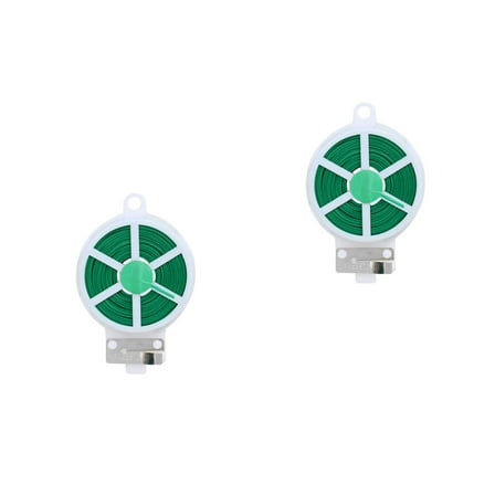 2 Pieces Strong Gardening Wire Black Galvanized Steel Ties Cable