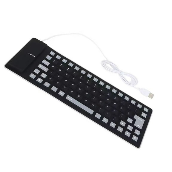 85Keys Foldable Flexible Keyboards Gaming Keyboards Rolls-up Silents Soft Keyboards