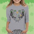 thumbnail image 2 of St Patricks Day Shirt Kids St Patricks Day Shirt Girls Long Sleeve Tops Irish Shamrock Shirt Irish Shirt Girls Sweatshirts Tops for Girls, 2 of 4