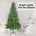 thumbnail image 4 of 7Ft Pre-lit Artificial Christmas Trees Detachable with 1000 Branch Tips Decoration and DIY 450 LED Lights 8 Lighting Modes, 4 of 12