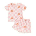 thumbnail image 3 of Birdeem Mode Enfant Décontracté T-Shirts à Manches Courtes Ensembles à Col à Revers Boutons Imprimés Ensembles de Shorts, 3 of 8