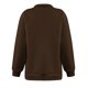 thumbnail image 5 of ICHUANYI Clearance Fashion Women Casual Pure Colour Lapel Neck Long Sleeve Loose T-Shirt Blouse Pullover Tops(Coffee, XXL) ICHUANYI WER2023080909368, 5 of 6