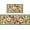Green, variant on Kitchen Rugs and Mats Non Skid Washable Set of 2,Boho Floral Modern Farmhouse Bohemian Kitchen Runner Rugs with Rubber Backing for Kitchen Decor and Accessories (Green 17"x47"+17"x30")