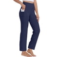 thumbnail image 3 of Pantalones deportivos de yoga de cintura alta para mujer - Leggings de entrenamiento con bolsillos - Poliéster/spandex - Tallas S-XXXL, 3 of 6