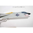 thumbnail image 6 of VF-32 Fighting Swordsmen F-8 (1962) Model,Vought F-8 Crusader,18",Mahogany Scale Model, 6 of 7