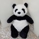 thumbnail image 2 of Jellycat Panda Plush, Stuffed Animal Toy, 13.8" Panda Jellycat Amuseables Soft Stuffed Cuddly Plush Jelly Cats Stuffed Toys,Bedtime Friend Christmas Easter Gifts for Girls Boys Kids Children, 2 of 4