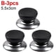thumbnail image 1 of 3/1 piezas de repuesto universal para tapa de sartén, mango de olla, pomo de agarre manual, accesorios de cocina B- 3 piezas, 1 of 6