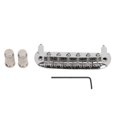 thumbnail image 1 of Electric Guitar Bridge 6 String Tailpiece Metal Instrument Accessory for JazzmasterSilver, 1 of 5