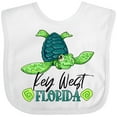 thumbnail image 3 of Inktastic Key West, Florida Happy Sea Turtle Boys or Girls Baby Bib, 3 of 4
