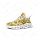 thumbnail image 1 of Zapatillas deportivas planas con estampado de calavera de girasol para hombre y mujer, deportivas de alta calidad con cordones, de malla, hechas a medida., 1 of 6
