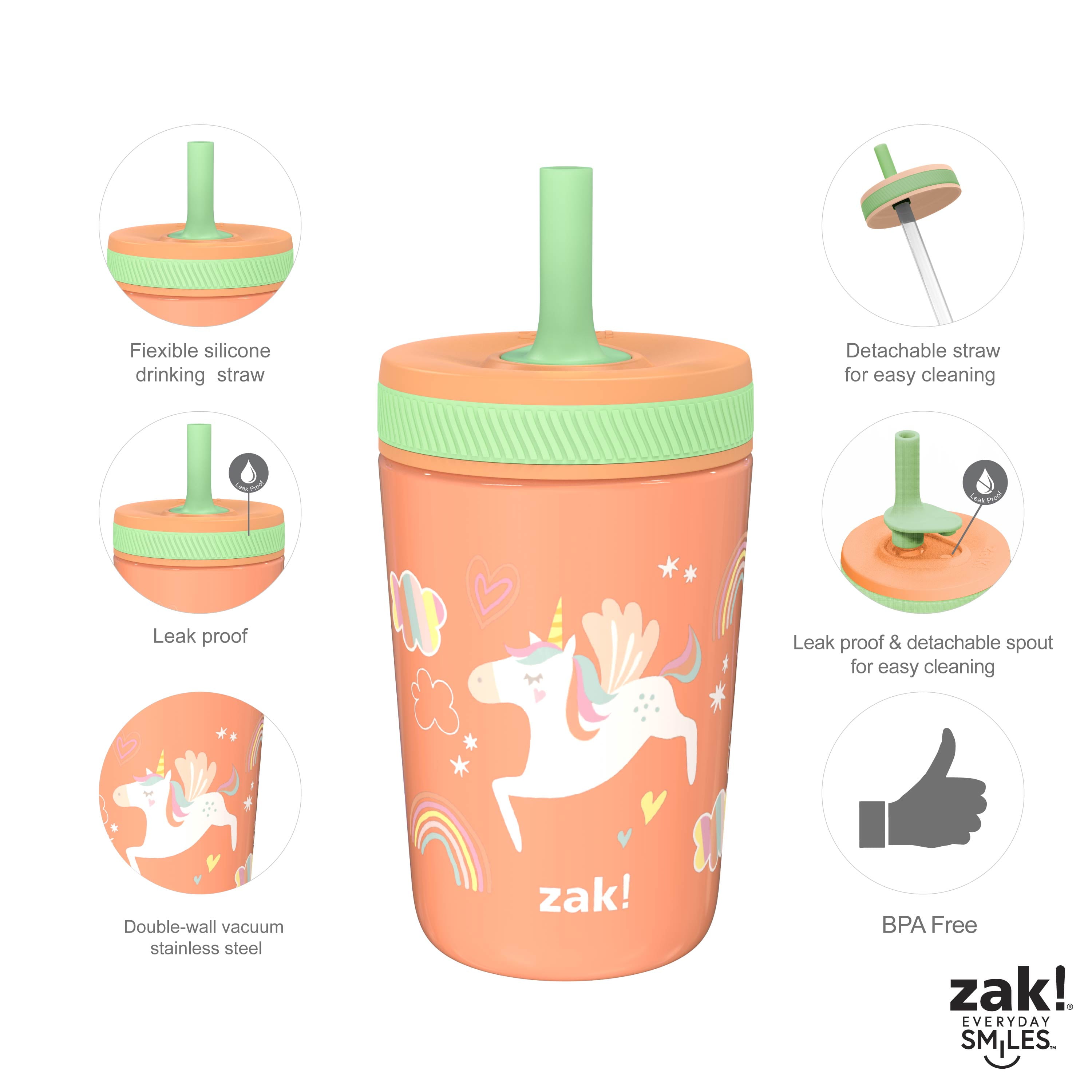 12oz Vacuum Kelso Portable Tumbler 'Ice Cream Dog' - Zak Designs