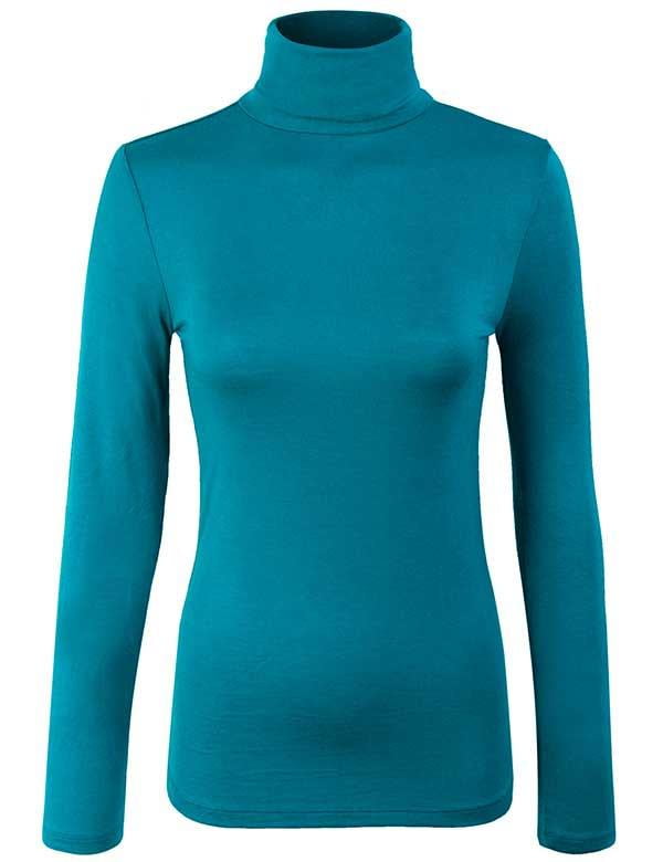 Long Sleeve Basic Solid Fitted Shirt 