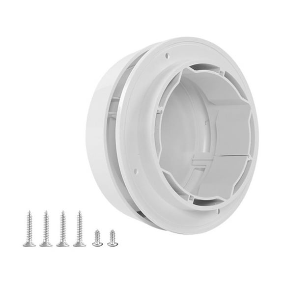HLONK Plumbing Vent with/without Screen Vent Cap Replacement Sewer Vent Cap Easy Installation with 15.4cm Diameter