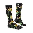 thumbnail image 3 of Fotbe print Women's Men's Novelty Crew Socks Cotton Socks Knee High Socks for Walking,Running,Nurses,Pregnancy, 3 of 9