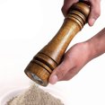 thumbnail image 1 of Salt and Pepper Mill, Solid Wood Pepper Mills with Strong Adjustable Ceramic Grinder 8inch - Kitchen Tools, 1 of 8
