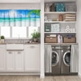 thumbnail image 5 of LALILO Kitchen Curtain Valance Beach Beautiful Sea With Rod Pocket Window Curtain 52"x 18" Set of 2, 5 of 5