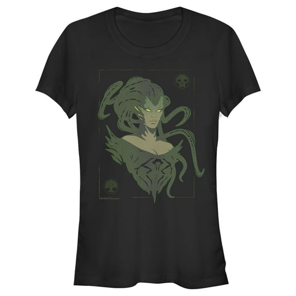 Junior's Magic: The Gathering Vraska Golgari Queen  Graphic Tee Black Small