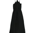 thumbnail image 2 of bar III Womens Tie Waist Maxi Dress, Black, Small, 2 of 2